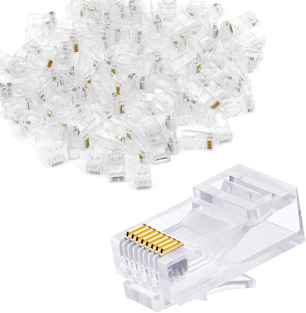 RJ-45 100 Lü Paket Jack rj45 Konnektör