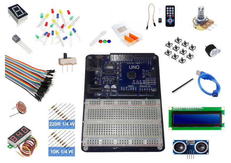 Mikrodenetleyici Kart Programlama Seti - Arduino Robotik Kodlama