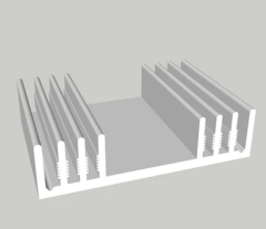 10AS Alüminyum Soğutucu - 78mm x 20mm x 50mm