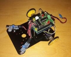 Arduino Engelden Kaçan Robot - DD Shield