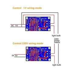 XH-M131 LDR Işık Kontrollü Gece-Gündüz Algılayıcı Röle Modülü DC 5V