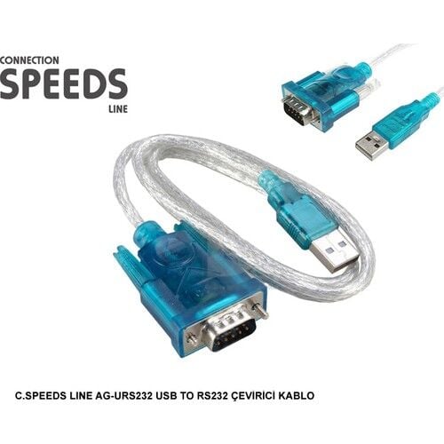 C.Speeds Lıne Ag-Urs232 Usb To Rs232 Çevirici Kablo