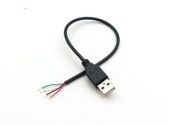 Açık Uçlu Usb Erkek Kablo 100cm 2 Amper Data Kablosu