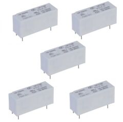 Hongfa HF118F 012-1Z1T 12V 10A 1C 5 Pin Minyatür Pcb Güç Rölesi - 5 Adet