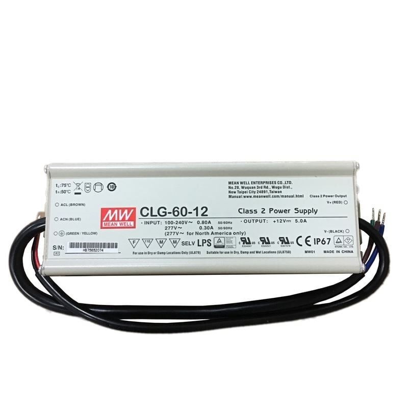 CLG-60-12 12V 5A IP67 Led Sürücü Adaptör